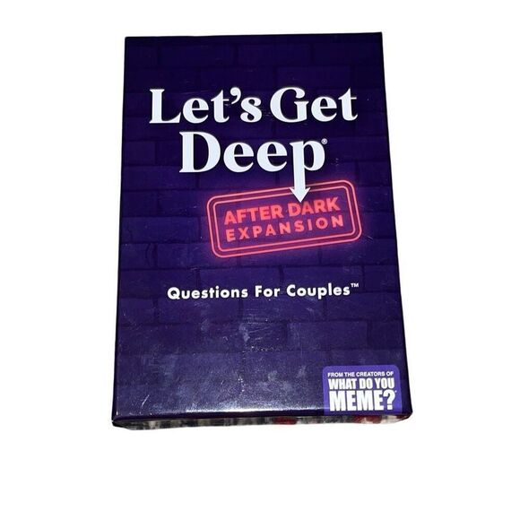 LN Adult Lets Get Deep After Dark Expansion Card Game for Couples - Picture 1 of 3